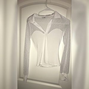 White fashion nova shirt